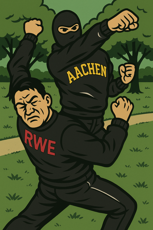 Aachen Sticker "ANTI RWE" 10er Pack (Wasserdicht)