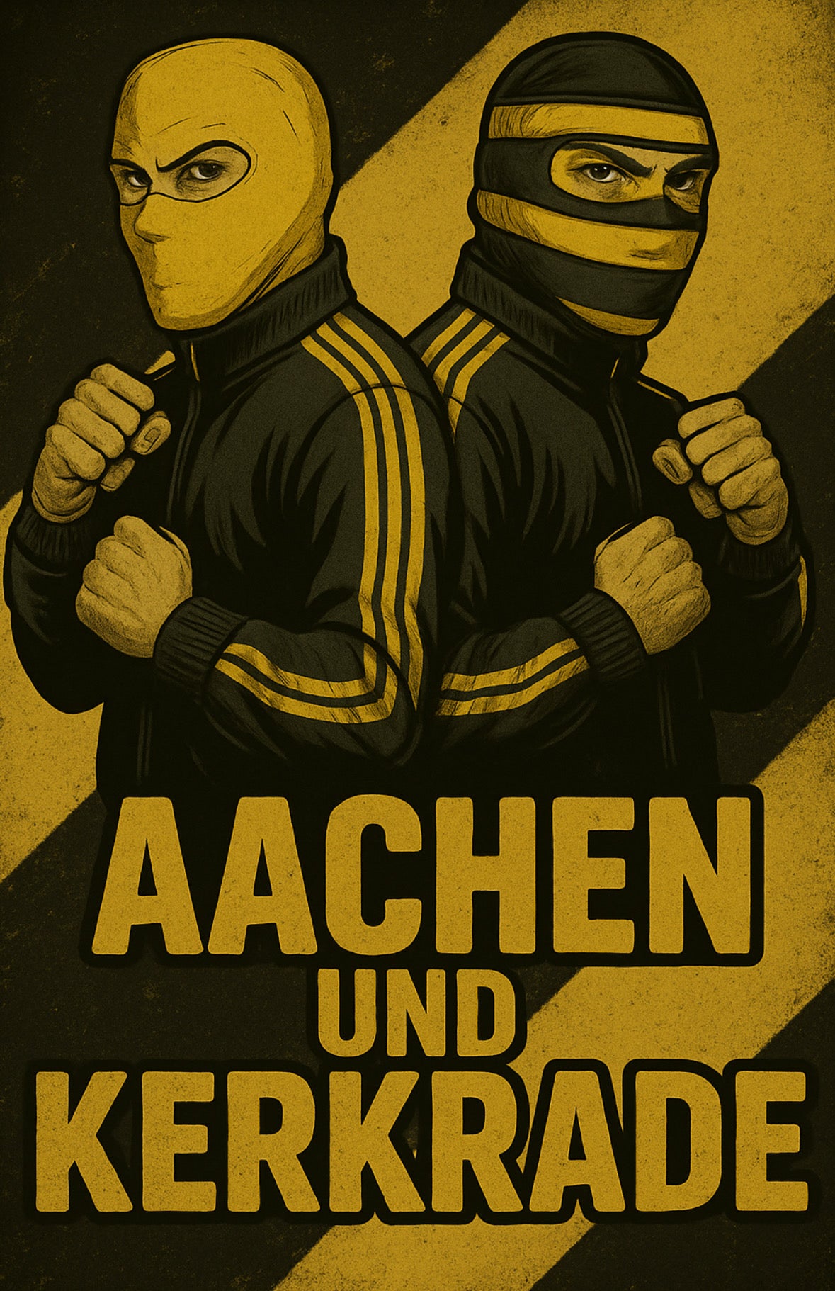 Aachen Sticker "AACHEN UND KERKRADE" 10er Pack (Wasserfeste)